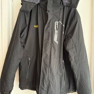 Warth Men's Black Bomber Jacket